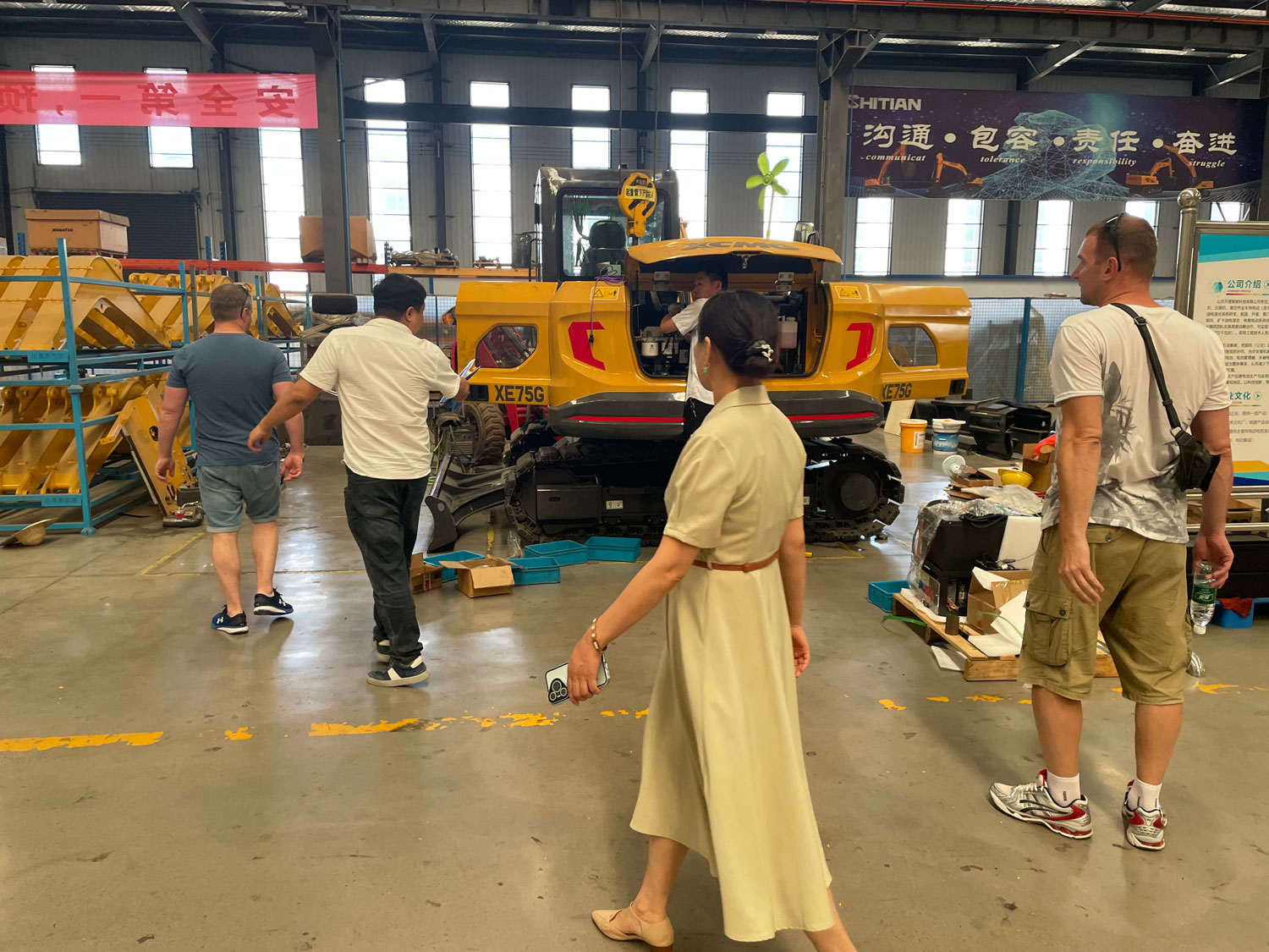 Usine de pelleteuses de Fujian en Chine
